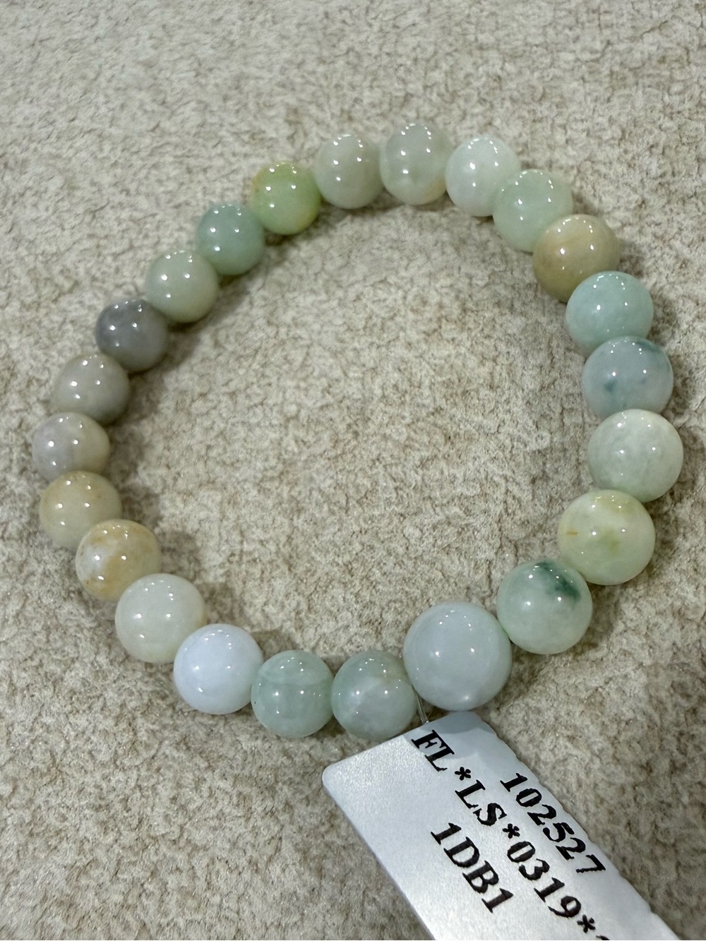 Jade Bead Stretch Bracelet Multi-Colors
